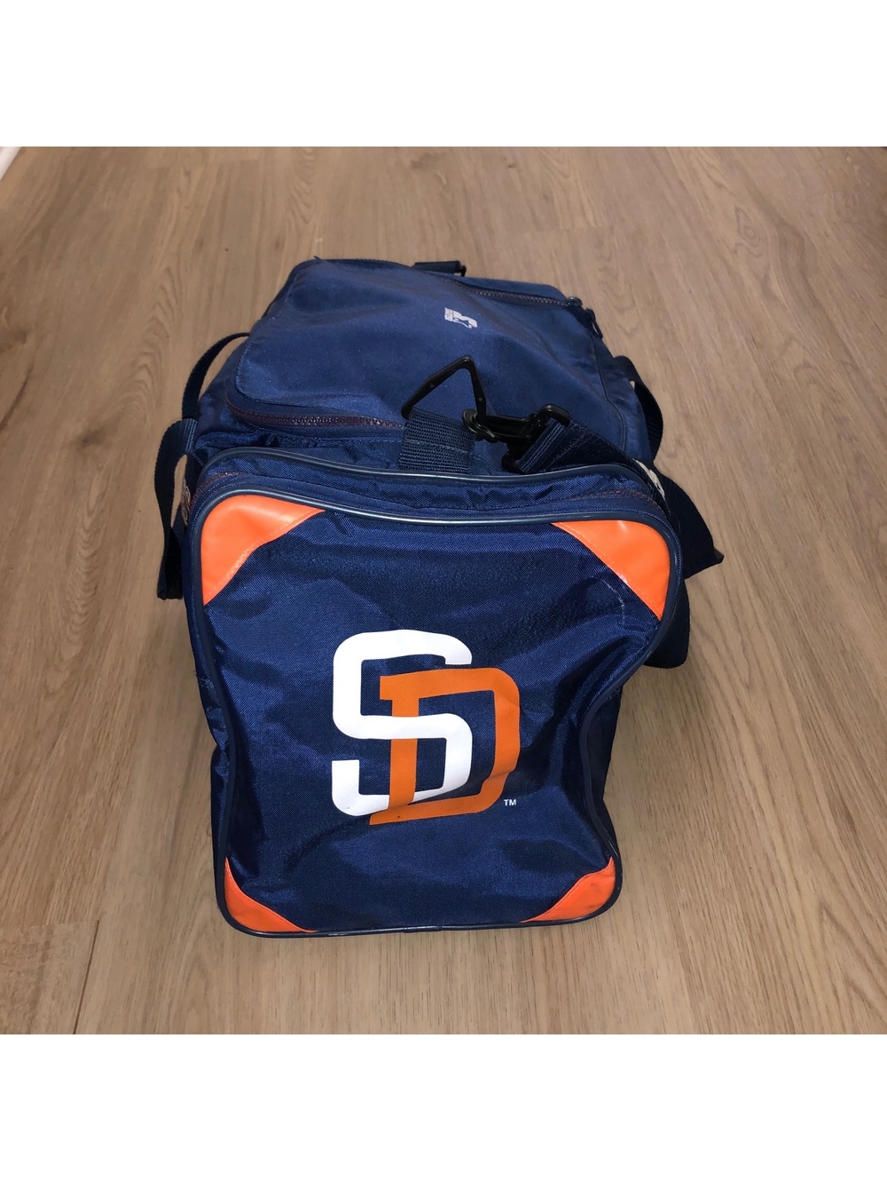 VINTAGE STARTER DUFFLE GYM BAG SAN DIEGO PADRES BLUE ORANGE RARE